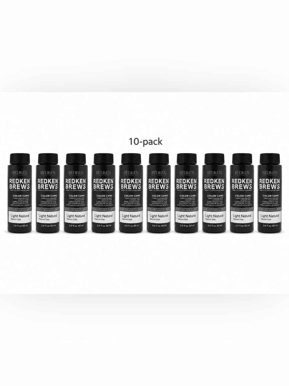 NWT Redken Brews Color Camo Light Natural x10